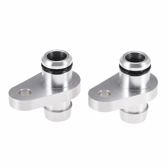 Crankcase Breather Repair Fittings for GMC for Duramax 6.6L Diesel 2001-2010 LLY LBZ LMM Billet Aluminum NPT Thread PCV Fitting 2 Pcs