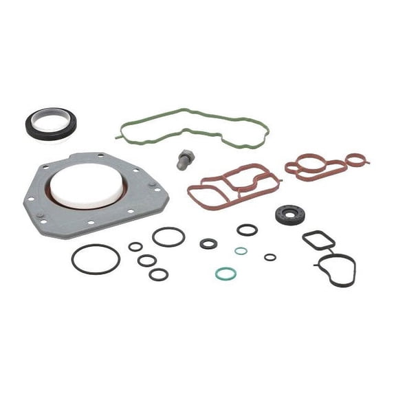 Crankcase Cover Gasket Set - Compatible with 2008 - 2010, 2012 - 2013 Volkswagen Jetta FWD 2009