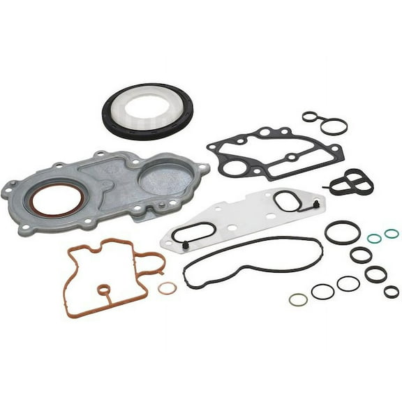 Crankcase Cover Gasket Set - Compatible with 2012 - 2015 Audi A6 Quattro AWD 2013 2014