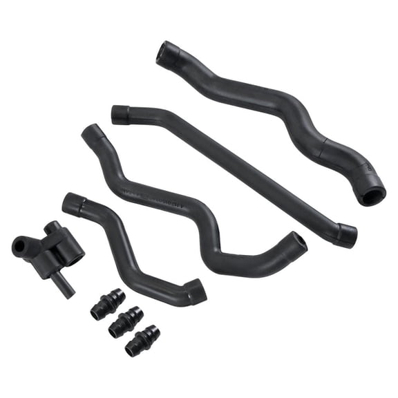 Crankcase Ventilation Air Intake Breather Hose Tube Kit Compatible with Mercedes Benz 1998-2011 Replaces 1120180209 1120180382 1120180282