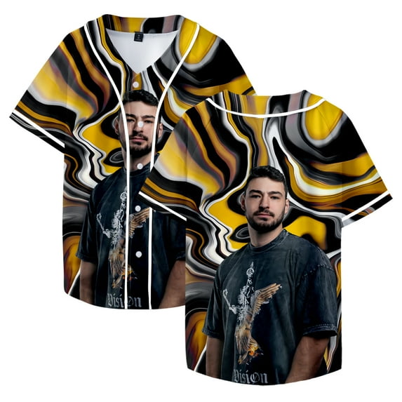 Crankdat Merch Baseball Jersey Men/Women Casual Thin button Baseball uniform