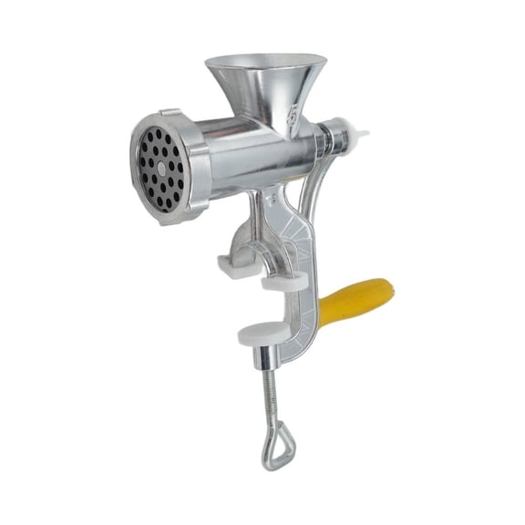 Cranked Sausage Stuffer Metal Meat Grinder for Garlic Minced Meat Hand Operated Kitchen Tool