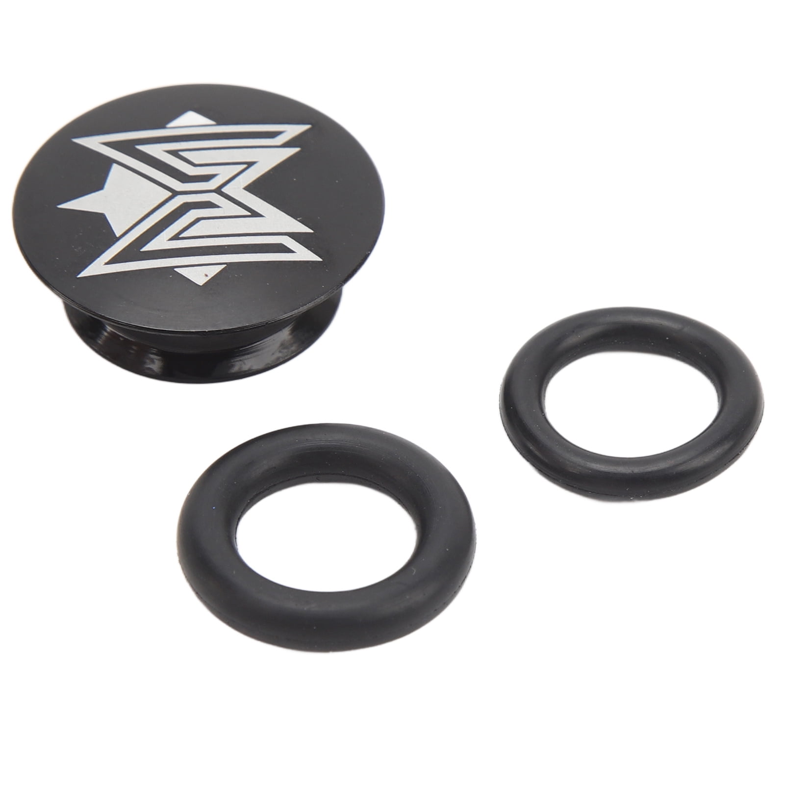 Crankset Dust Cover Aluminum Alloy Crank Arm Dust Cap with Rubber Ring for Mountain Road Bike