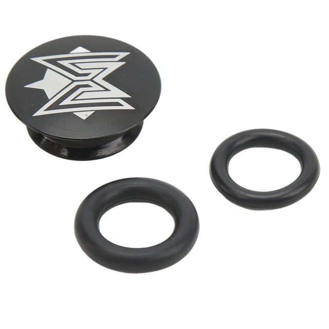 Crankset Dust Cover Aluminum Alloy Crank Arm Dust Cap with Rubber Ring