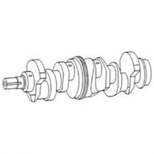 Crankshaft - 76 Teeth Gear Late fits Ford 6000 6600 6610 6700 7000 7100 7200 7600 7610 7700 7710 A62 7500 BSD444 268 A62 7500 E5NN6303DA 1598N