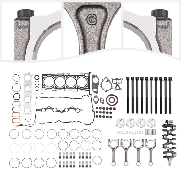 Crankshaft and Camshaft Kit for 2.4L Hyundai Kia Engines, OEM 21020-25120, 23040-2G500, Fits 2014-2020 Kia Sorento, Tucson, Sportage, Sonata, Santa Fe Sport