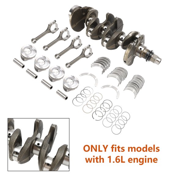 Crankshaft & Connecting Rod Piston Kit fit Kia Soul Base Hatchback 4 Door 12-17
