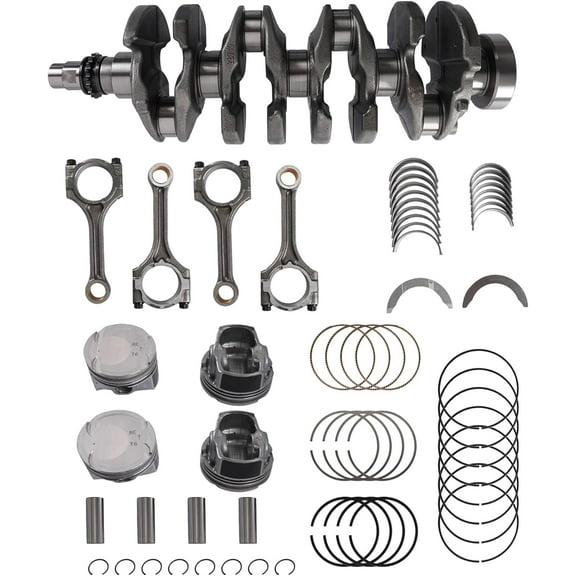 Crankshaft Piston Kit Con Rod Bearings Set for Hyundai Elantra Tucson Kia Forte Optima G4FJ 1.6L 2011-2022