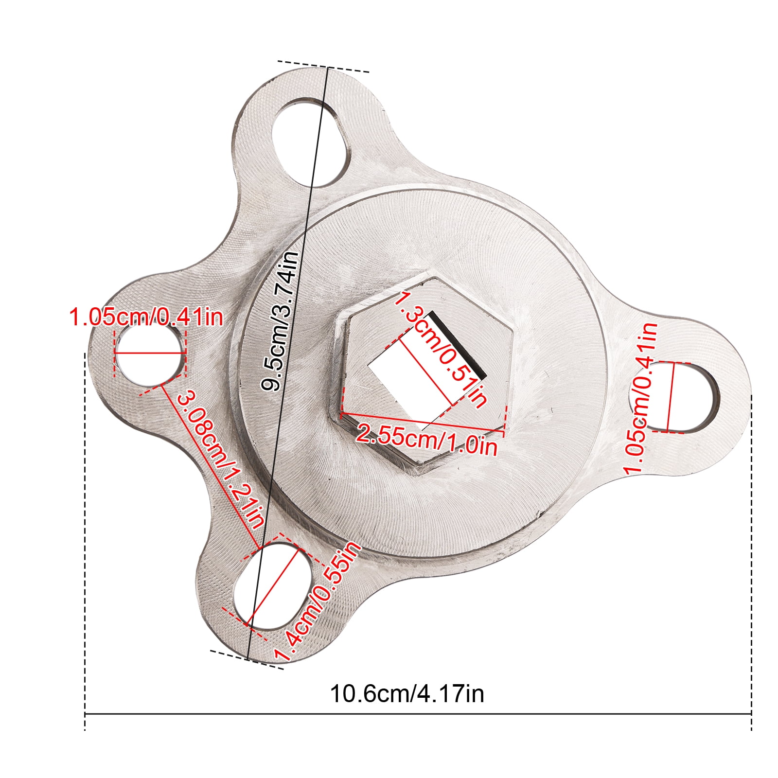 Crankshaft Rotation Tool Engine Turning Adapter for Chevy Ford V8 ...