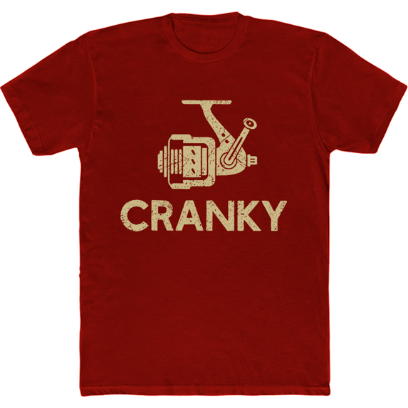 Cranky Fishing Shirt, Funny Fishing Shirts For Men, Cranky Funny Gift Ideas For Fishing T-Shirt, Cranky Fishing Tee