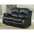 thumbnail image 1 of Cranley Double Reclining Love Seat in Black, 1 of 1