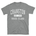 thumbnail image 1 of Cranston Rhode Island Classic Established Men's Cotton T-Shirt, 1 of 1
