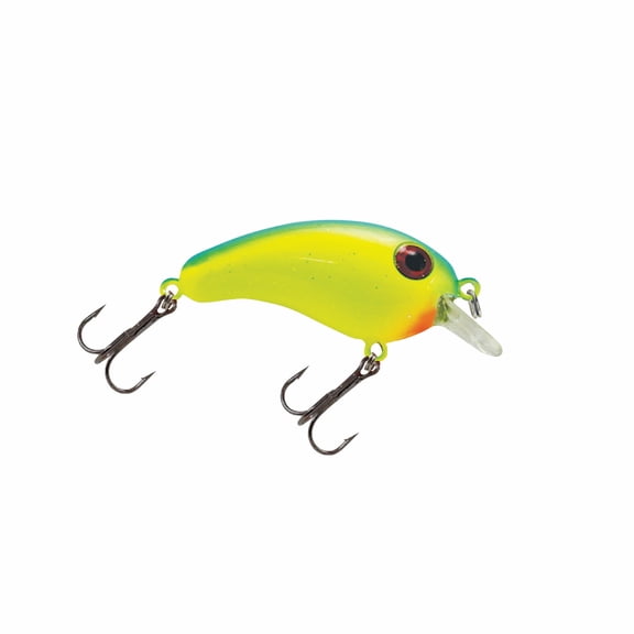 Fish Luck E Crappie Magic Crank Bait Blue/Chartreuse Shallow Diving Freshwater Lure