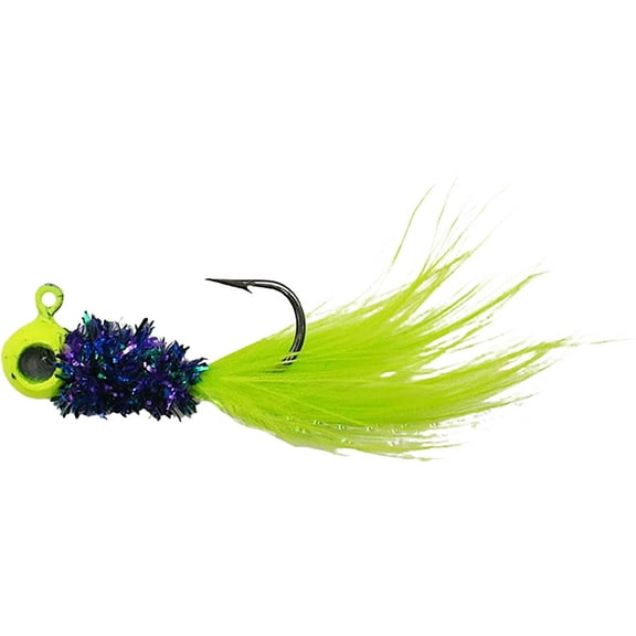 Crappie Magnet Eye Hole Hair Jig Junebug 1/24 oz