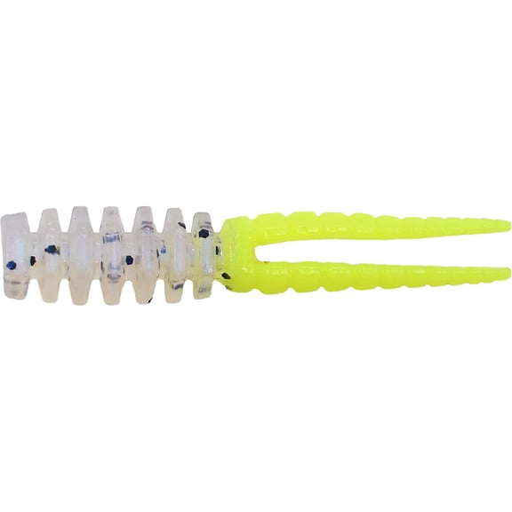 Crappie Magnet Hammer Grub ShoNuff/Chartreuse