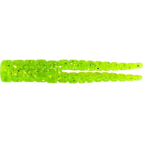 Crappie Magnet Lure, Chartreuse with Silver Flash, 15 Count