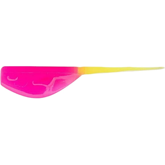 Crappie Magnet Slab Magnet Grub Pink/Chartreuse