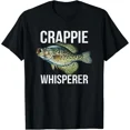 thumbnail image 1 of Crappie Whisperer, Crappie Fishing T-Shirt Small, 1 of 6