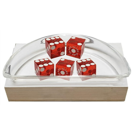 Craps Dice Boat (Clear Transparent Acrylic)