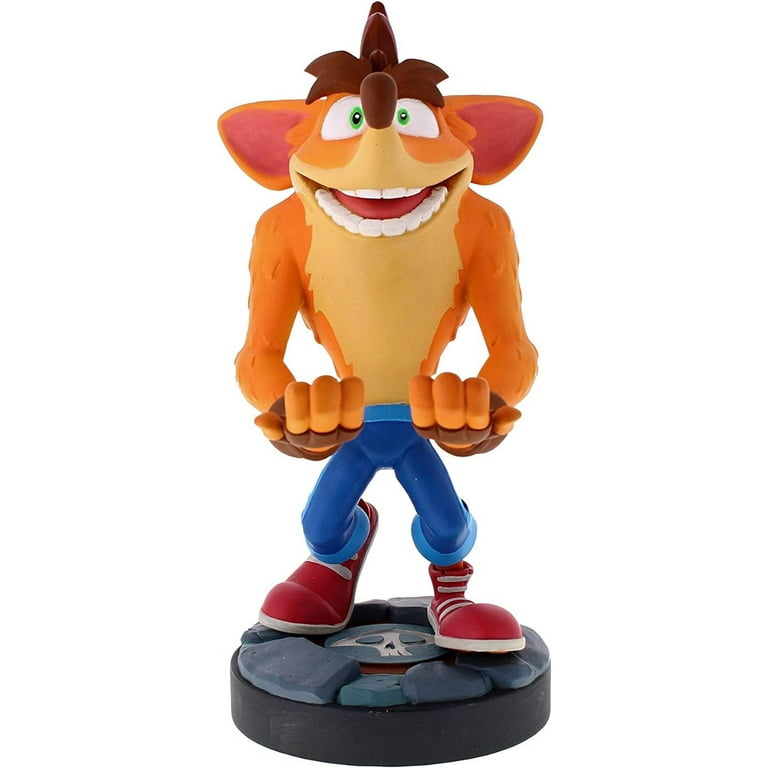 Exquisite Gaming: Crash Bandicoot Trilogy - Original Mobile Phone & Gaming  Controller Holder, Device Stand, Cable Guys, Licensed Figure
