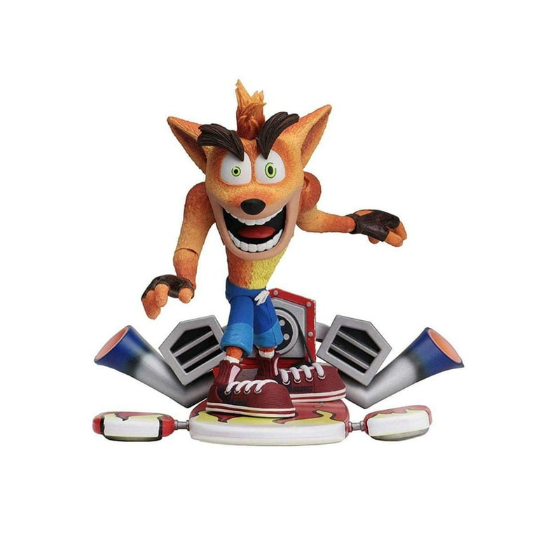 NECA Deluxe Crash Bandicoot 7‚Äù Figure with Jet Board