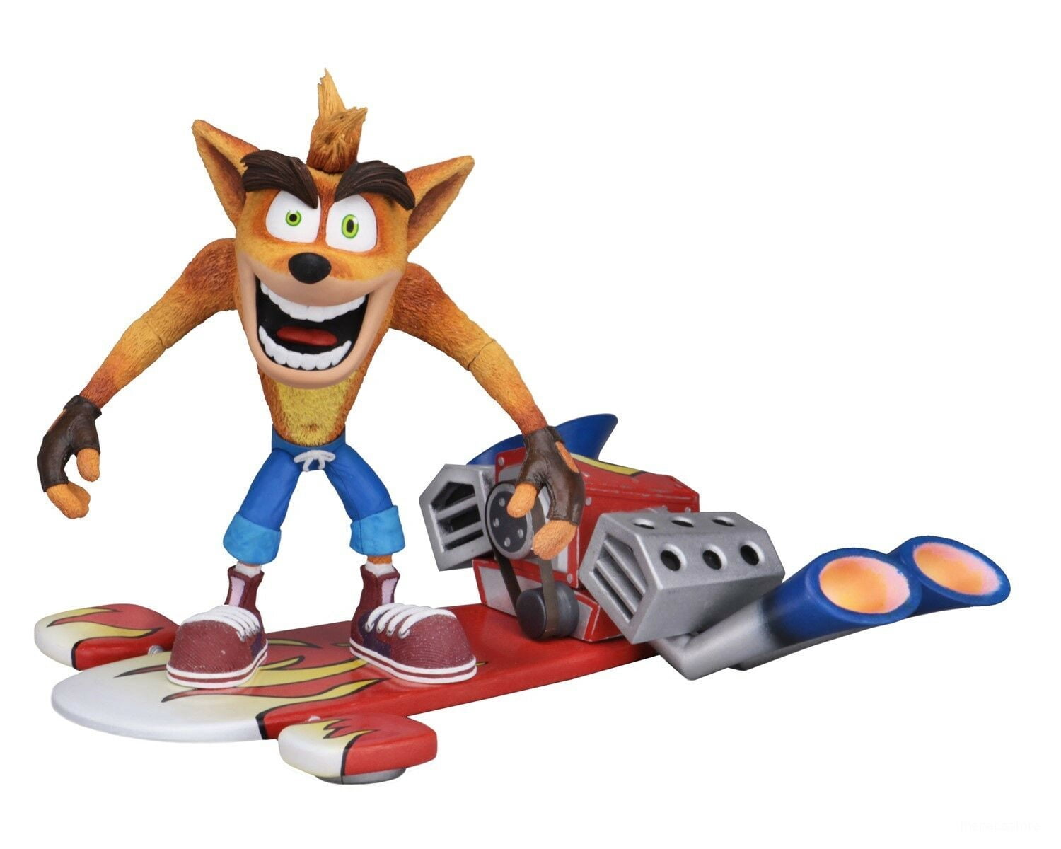 NECA Deluxe Crash Bandicoot 7‚Äù Figure with Jet Board