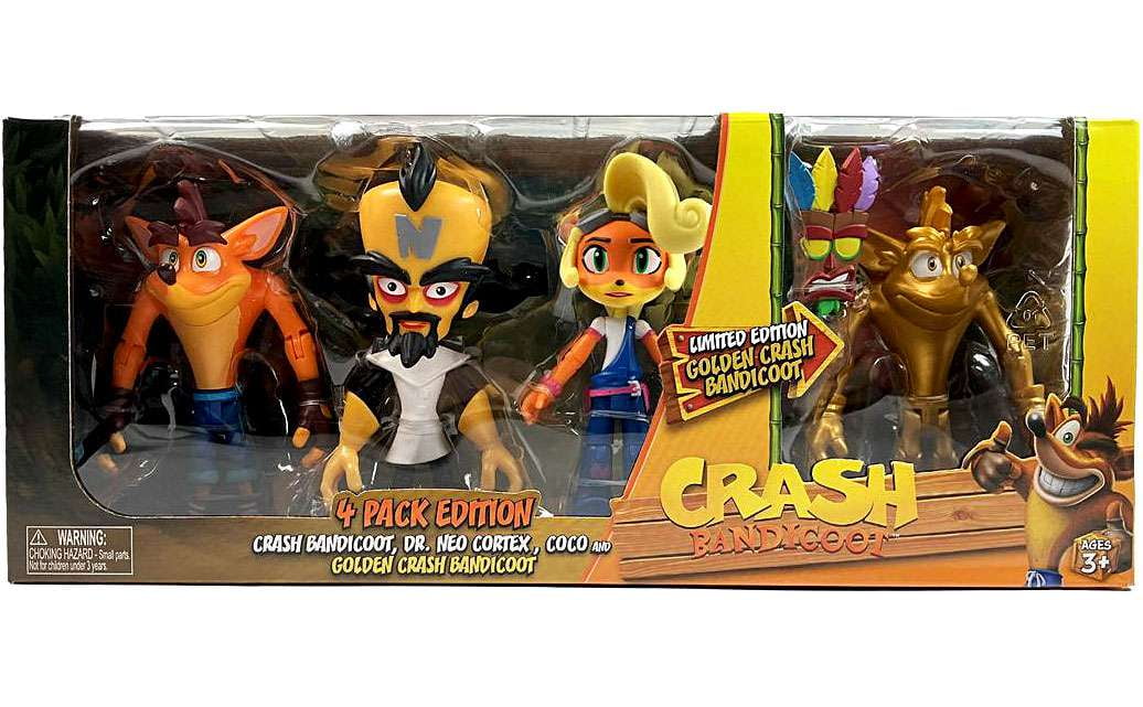 Crash Bandicoot Animal Passportとミニ人形のセット Crash Bandicoot Animal Passportとミニ人形のセット Crash