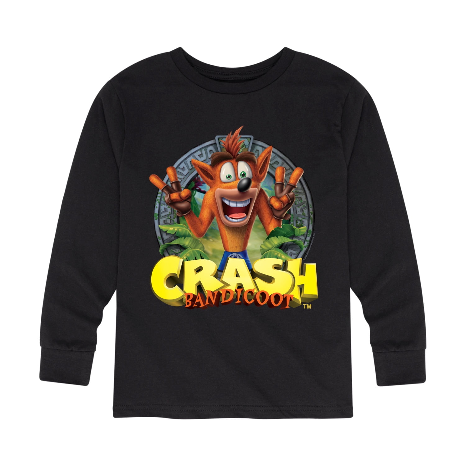 Crash Bandicoot - Peace Sign T-Shirt Crash Bandicoot - Peace Sign T-Shirt