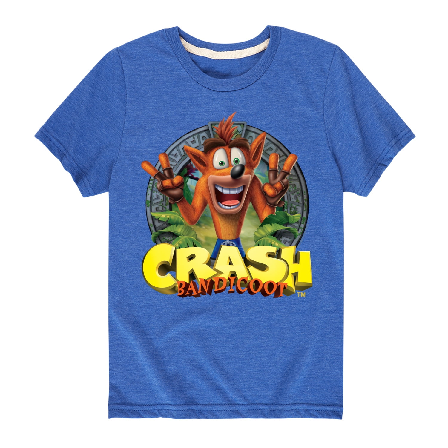 Crash Bandicoot - Peace Sign T-Shirt Crash Bandicoot - Peace Sign T-Shirt