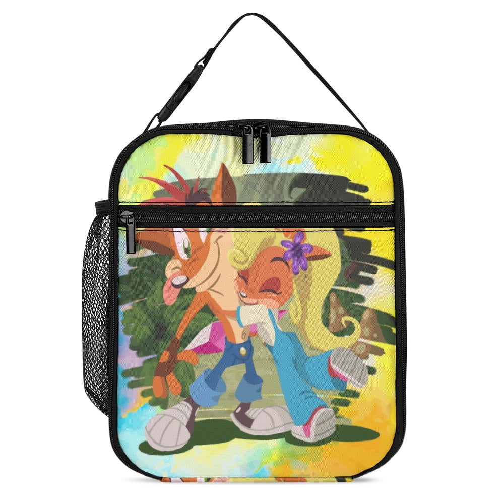 Crash Bandicoot Lunch Bag/Tote Bag for Men/Women/Boys/Girls/Teens