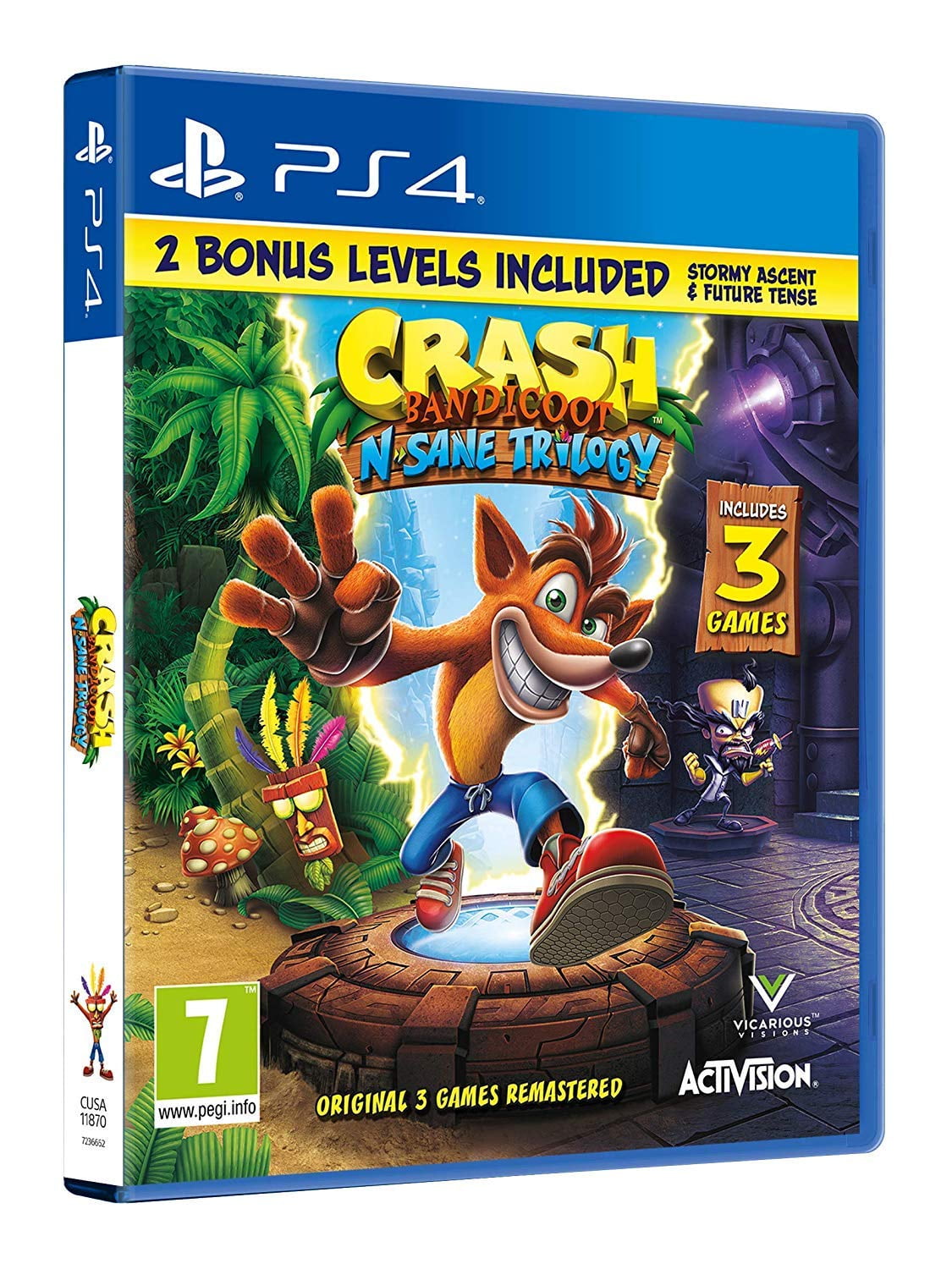 Crash Bandicoot Warped Sony Playstation  Crash bandicoot, Videogames, Crash  jogo