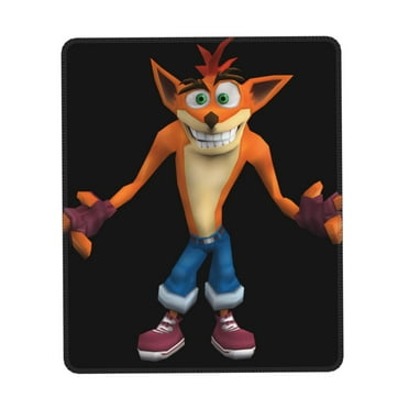 Crash Bandicoot Square Mouse Pad Non-Slip Rubber Base Computer Mouse Pads for Wireless Mouse MousePads Office Laptop Mouse Pad