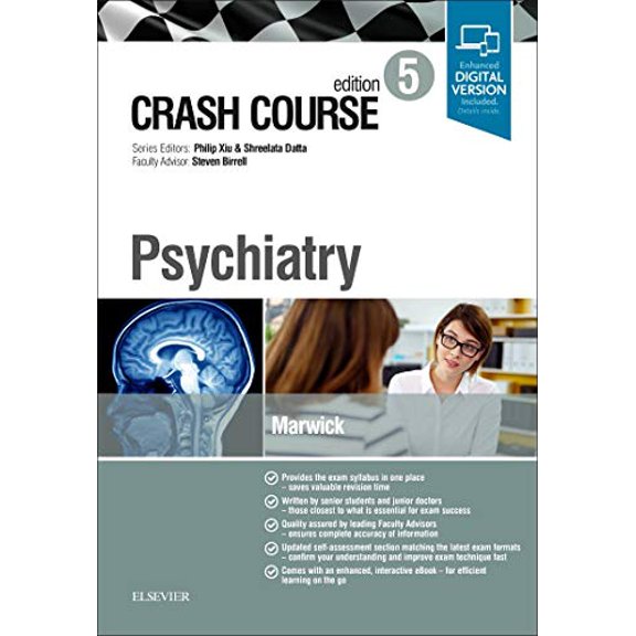 Pre-Owned Crash Course Psychiatry, 9780702073830, 0702073830, Paperback, 5 edition