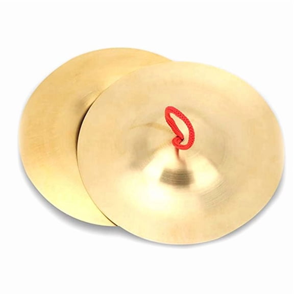 Crash Cymbal, Pack Of 2 Brass Hand Pool Percussion Instrument Toy for Children Adults