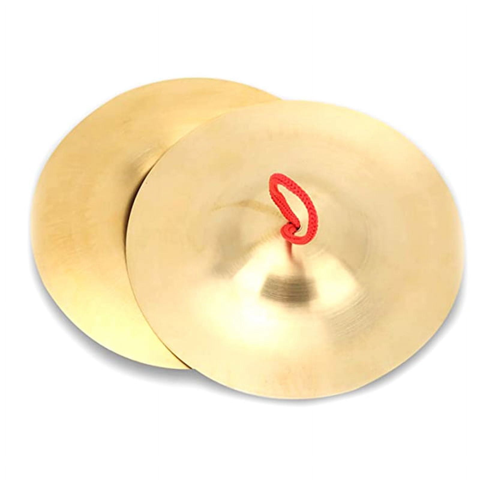 Crash Cymbal, Pack Of 2 Brass Hand Pool Percussion Instrument Toy for Children Adults