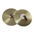 thumbnail image 1 of Crash Cymbal Rhythm Beat Musical Instrument Traditional Percussion Alloy Hand Cymbals for Drum Player Parties Practice Performance Beginner 8inch, 1 of 7