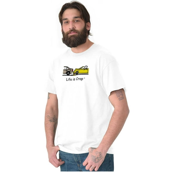 Crash Fender Bender Car Accident Men's Graphic T Shirt Tees Brisco Brands M