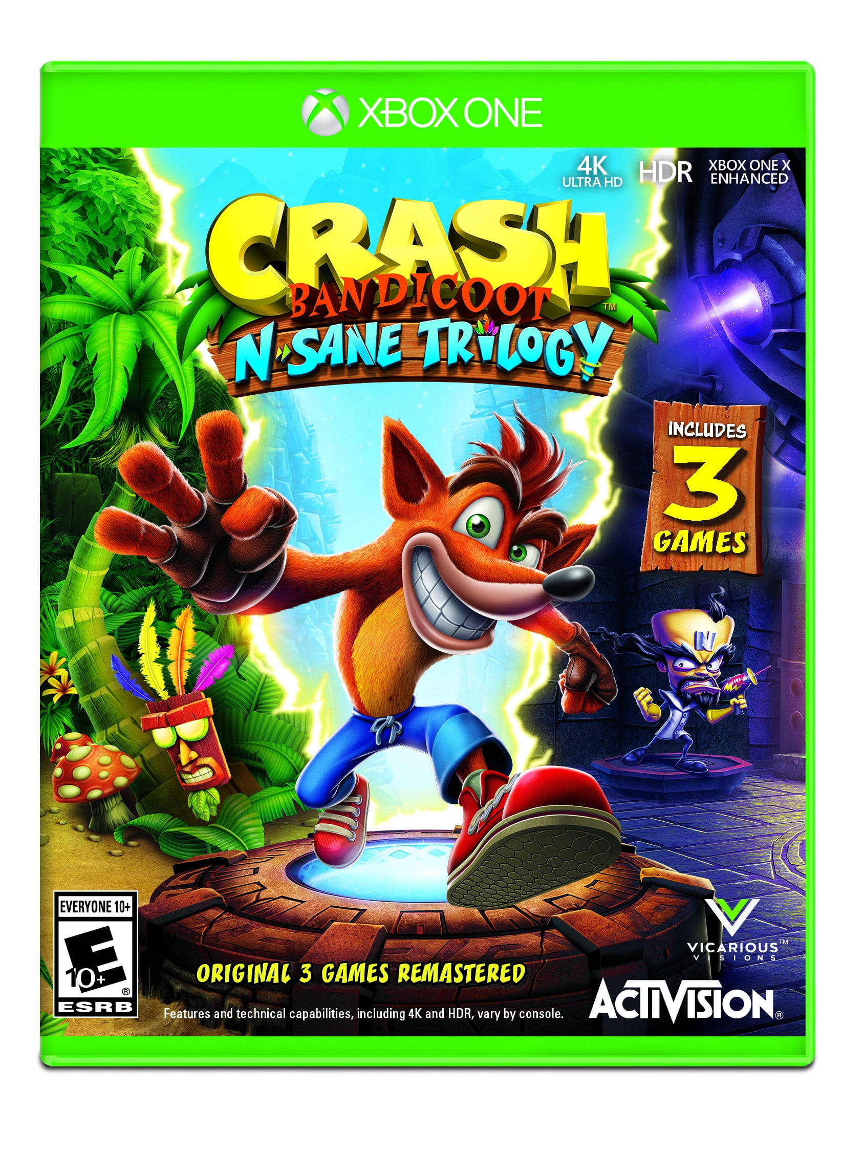 Crash N. Sane Trilogy, Activision, Xbox One, Puzzle & Adventure