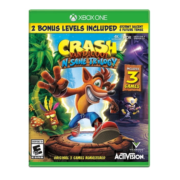 Crash N. Sane Trilogy, Activision, Xbox One, 047875881969