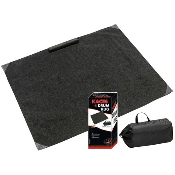 Kaces Crash Pad Drum Rug with Carry Bag