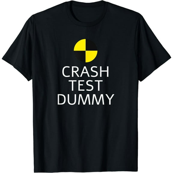 Crash Test Dummy Easy Last Minute Funny Costume for men T-Shirt