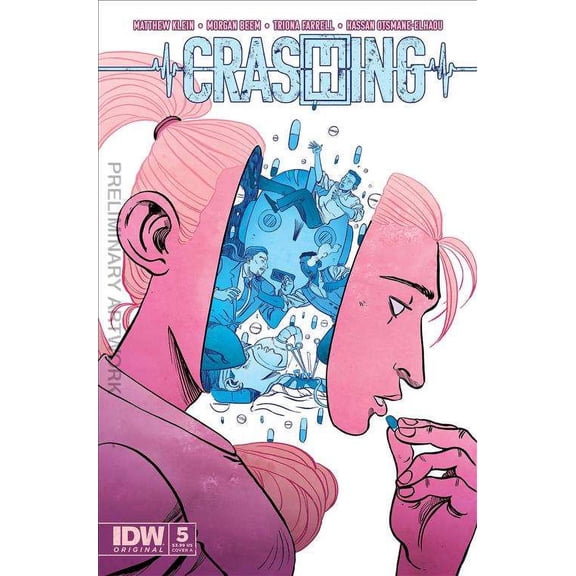 Crashing #5A VF ; IDW Comic Book