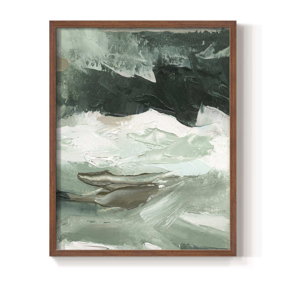 Crashing I Framed Print in Brown Solid Wood Framed Print No Nail Hanging
