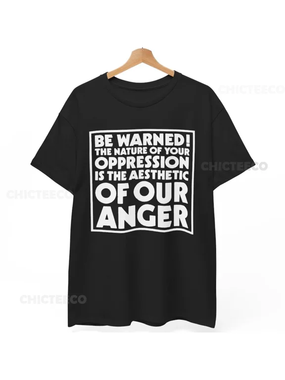 Crass Be Warned! T-Shirt Anarcho-Punk DIY Hardcore 70s 80s Unisex Tee