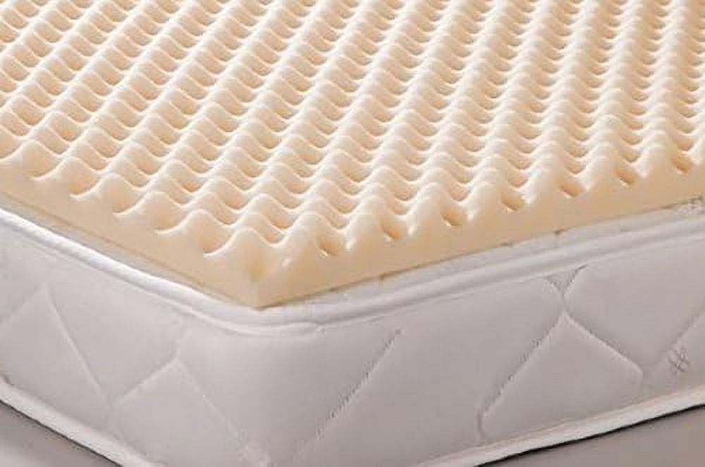 full size convoluted foam mattress topper