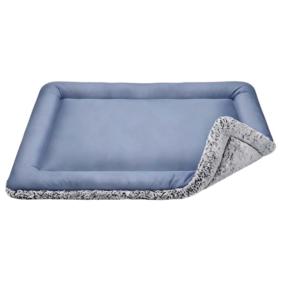 Crate Mat Reversible Plush Pet Mat Cozy Sleeping Pad for Small Medium Dogs and Cats Puppy Accessories Durable Breathable Pet Bedding New Puppy Gift for Indoor Kennel and Home