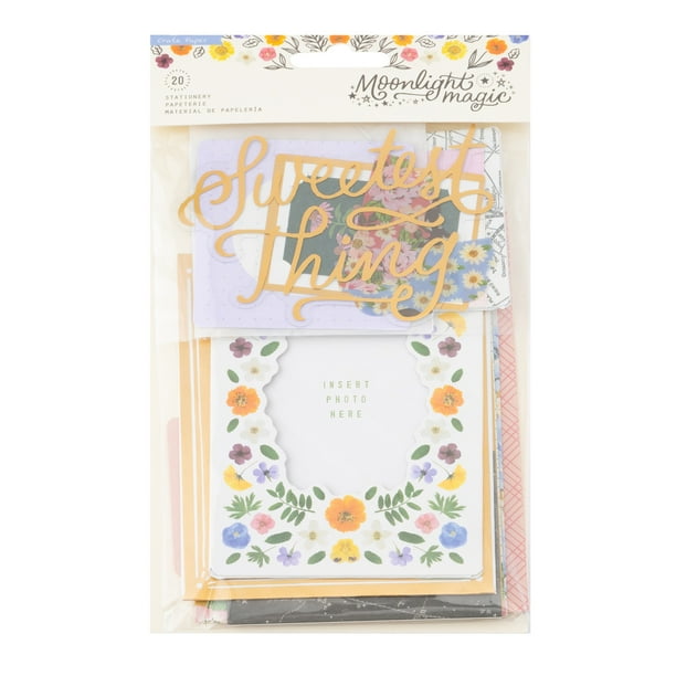【サイズ交換ＯＫ】 Crate Paper Foil 20/Pkg-Gold Pack Stationery Magic Moonlight ファイル・バインダー