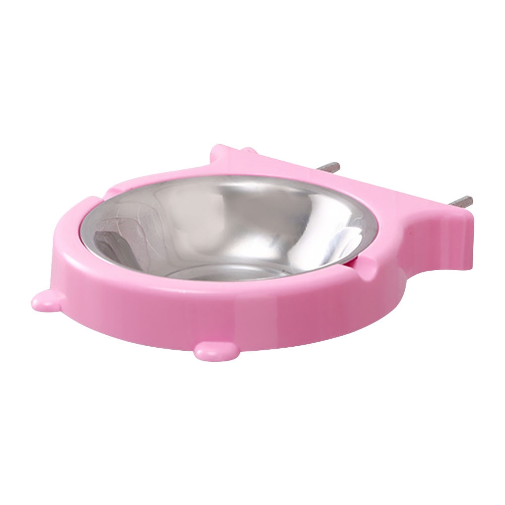 Crate Water Bowl Dog Stainless Steel Bowls Cat Pet Food Multifunction
