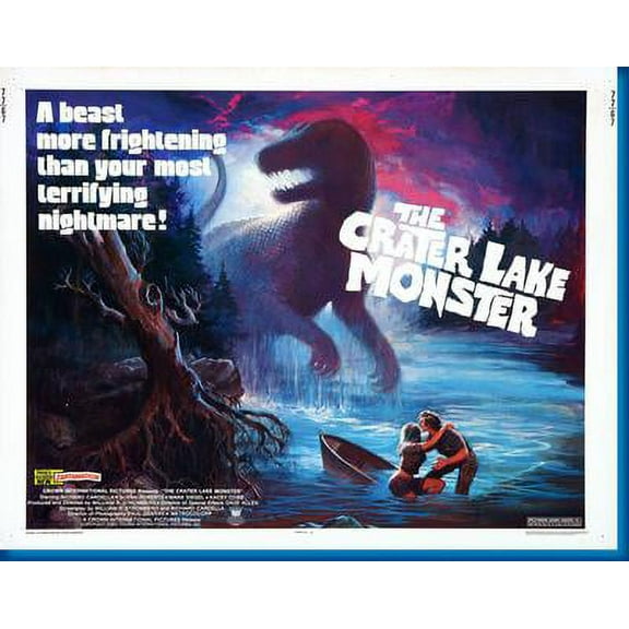 Crater Lake Monster Movie Metal Print 12x16 Large Print on Metal 12x16 Square Adults AB Posters