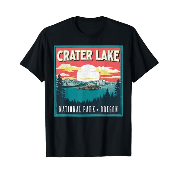 Crater Lake National Park Oregon Mountain Nature Hiking Vibe T-Shirt